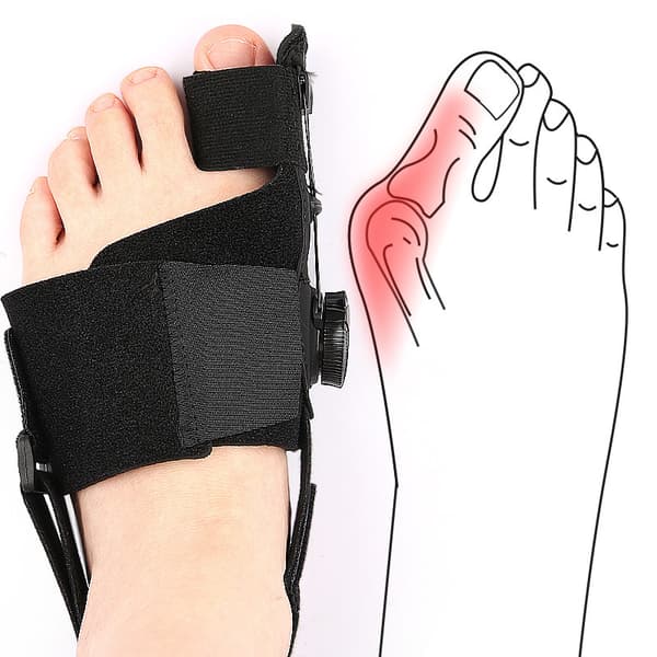 Tåkorrektor Tåfrakturfiksator Tommelfingerjustering Left Foot