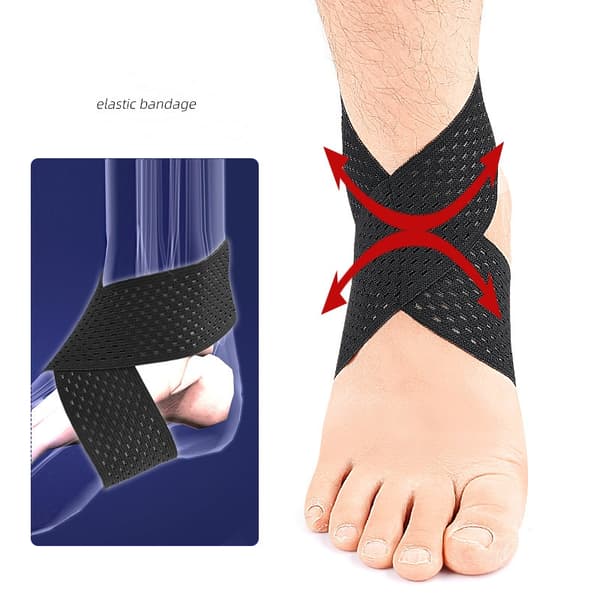 INF Ankelstøttebøjle Høj elastisk bandage til ankelbeskyttelse