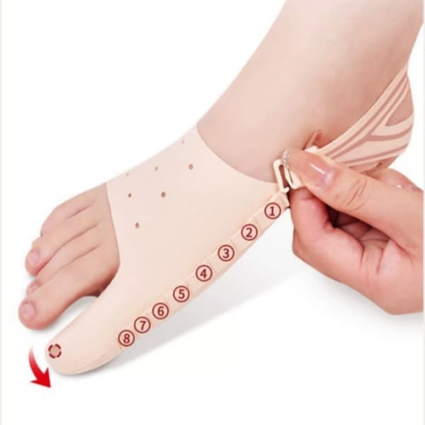 INF Bunion Corrector for Hallux Valgus, Justerbar Toe Straightener Brace