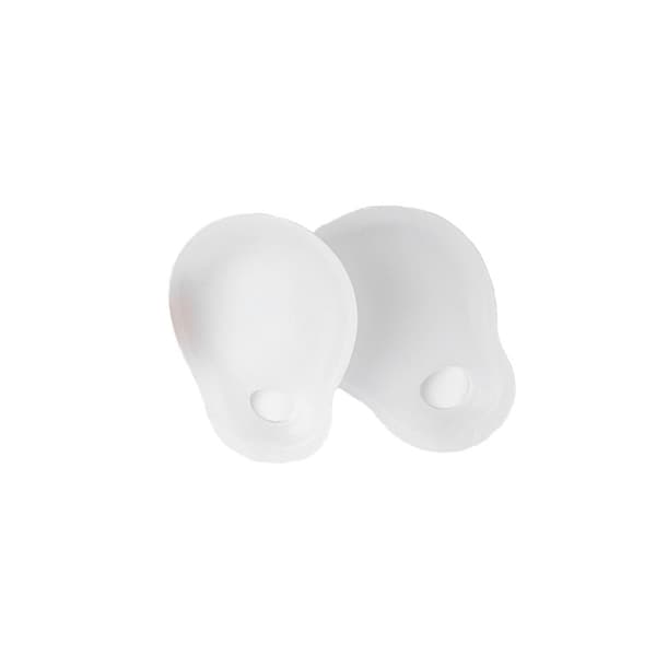 INF Bunion Corrector Toe Plattång, Mjuk SEBS Tåskena för överlappande tår, Hallux Valgus, Hammer Toe Vit0
