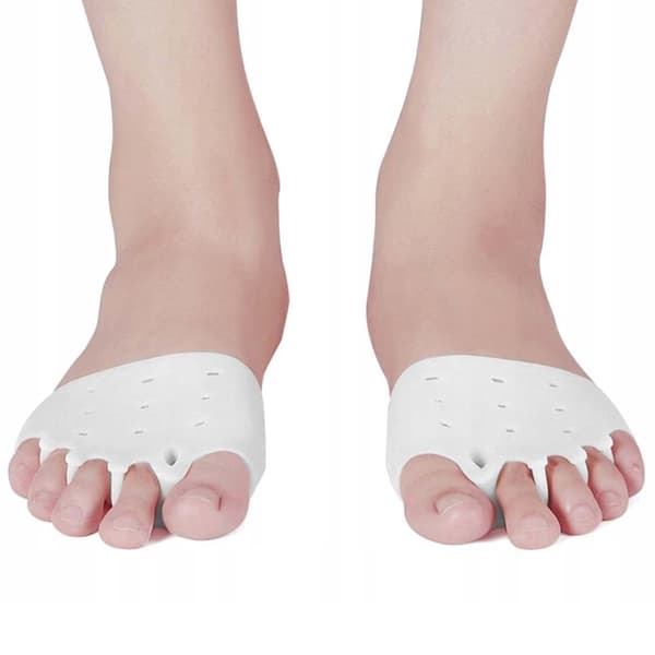 2-Pack Gel Tåspridare | Hallux Valgus Tåseparator