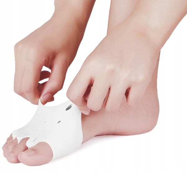 2-Pack Gel Tåspridare | Hallux Valgus Tåseparator