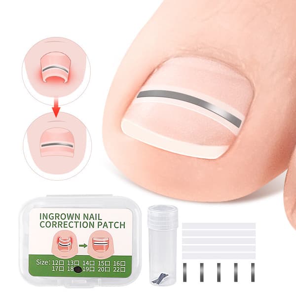 INF Inngrodd tånegl korreksjonsplastersett - 10 plaster  12 mm
