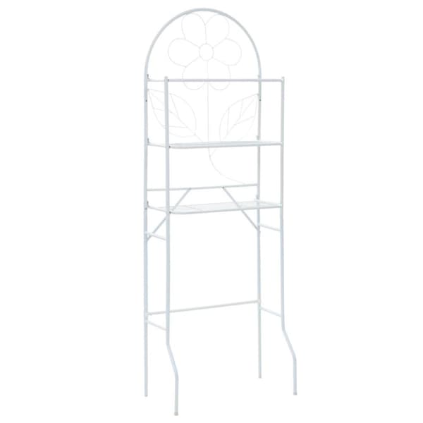 vidaXL badeværelsesstativ 60x33x174 cm hvid