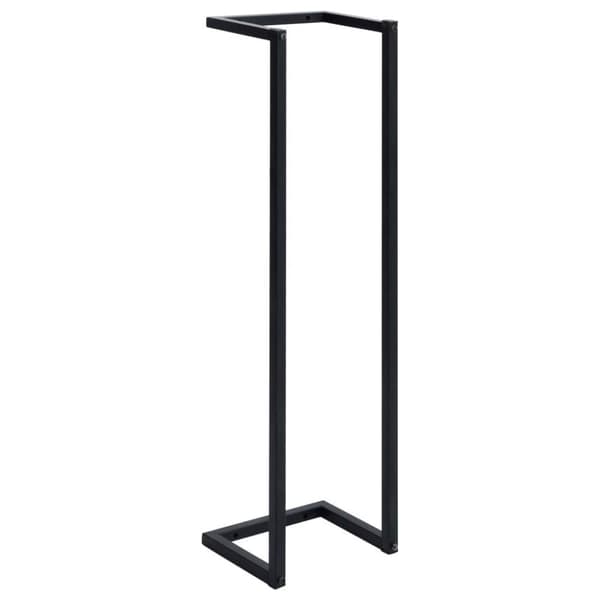 vidaXL Handdukshängare svart 25x20x95 cm järn
