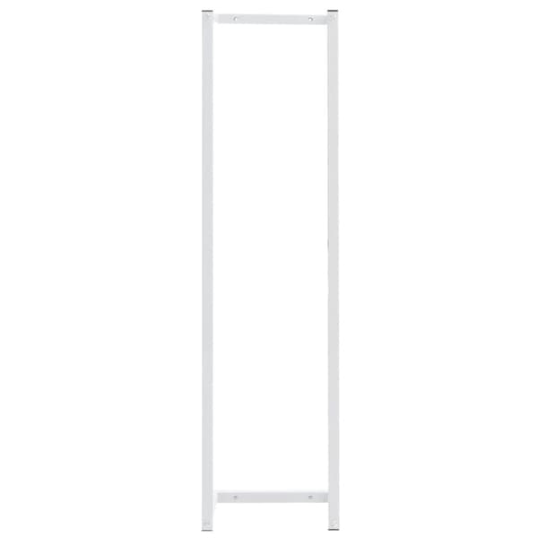 vidaXL Håndklestativ 25x20x95 cm stål hvit