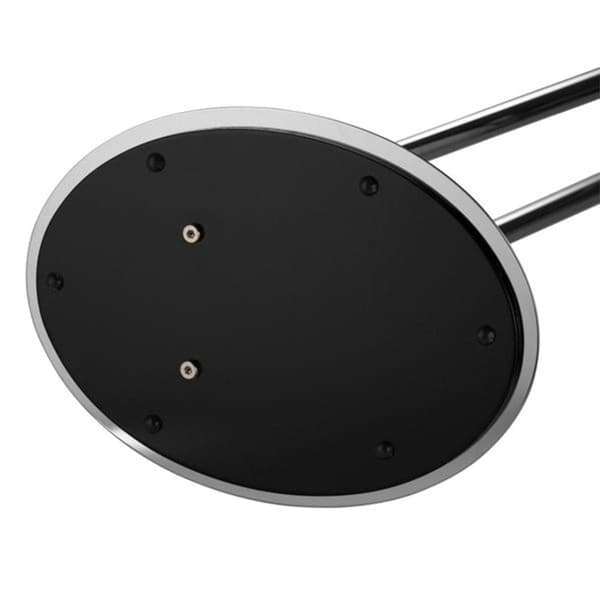 Esbada Classic håndklestativ 2 stenger oval fot krom
