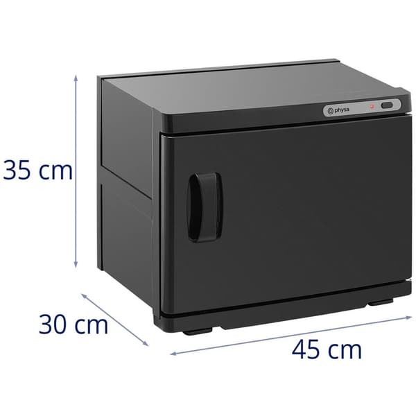 Physa Handduksvärmare - Med UV-sterilisering - 70 °C - 230 W - 23 L