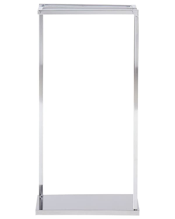 Håndklædeholder Sølv Krom Stål 83 x 19 x 42 cm Fritstående Håndklædestativ til Badeværelse Gulv Dekoration Indretning Tilbehør Moderne Design