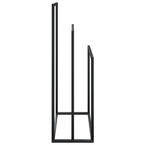 vidaXL fritstående håndklædeholder 48x24x79 cm jern sort