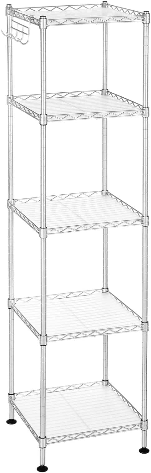 Badrumsställ - Metal Standing Rack - Robust - 30 x 30 x 123,5 cm