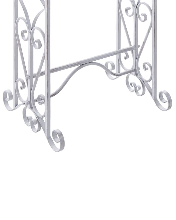 Håndklædeholder Grå Pulverlakeret Jern 45 x 90 cm Badeværelsestilbehør Fritstående Stående Stativ Opbevaring Fransk Moderne Design