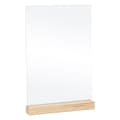Miniatyrbild 4 av 5: 5 genomskinliga plexiglasplattor 10 x 15 cm + baser