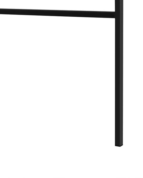 Håndklestativ Svart Jern 50 x 165 cm 5 skinner Baderomstilbehør Moderne design Stige