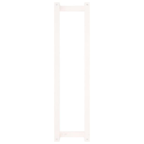 vidaXL Håndklestativ hvit 23x18x90 cm heltre furu
