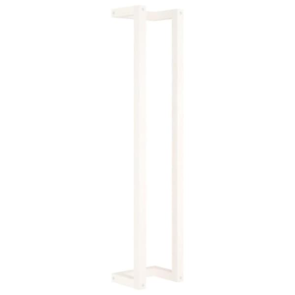 vidaXL Handdukshängare Vit 23x18x110 cm massiv furu