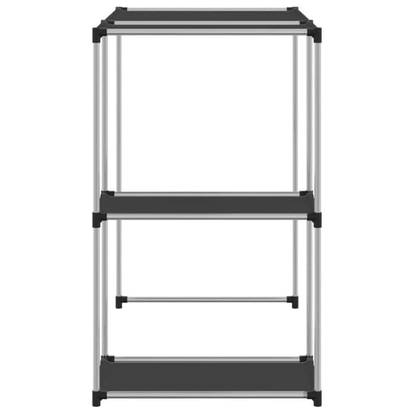 vidaXL Hylle til vaskemaskin svart 87x55x90,5 cm jern