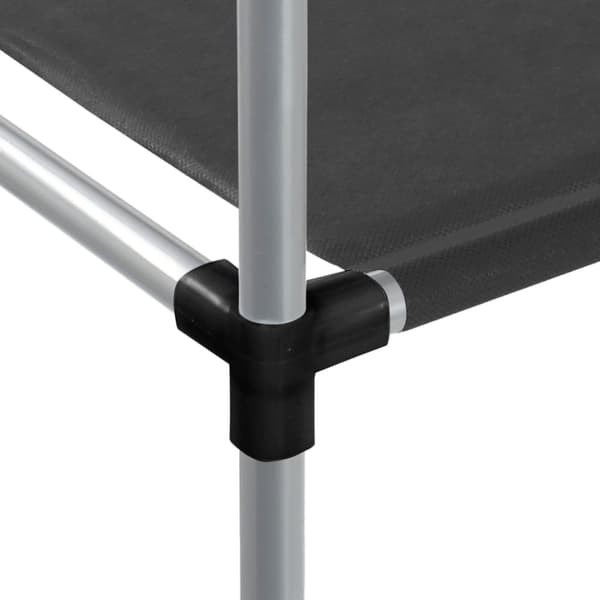 vidaXL Hylle til vaskemaskin svart 87x55x90,5 cm jern