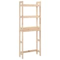 Miniatyrbilde 1 av 11: vidaXL Baderomshylle 63x26x171 cm heltre furu