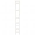 Miniatyrbilde 7 av 11: vidaXL Baderomshylle hvit 63x26x171 cm heltre furu
