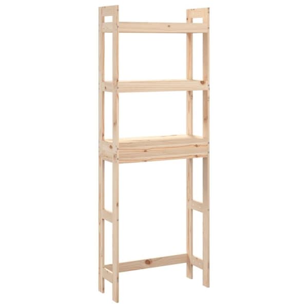 vidaXL WC-teline 63x26x171 cm täysi mänty