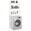 Miniatyrbillede 5 af 11: vidaXL toiletstativ 63x26x171 cm massivt fyrretræ hvid