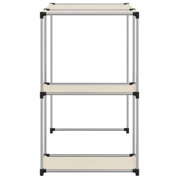vidaXL opbevaringsreol over vaskemaskine 87x55x90,5 cm jern creme