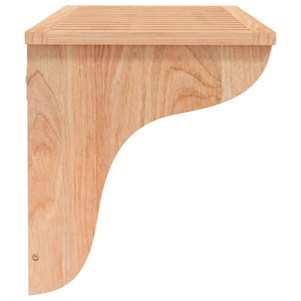 vidaXL håndklædeholder 60x30x35 cm massivt valnøddetræ