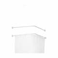 Miniatyrbild 2 av 3: Gardinstång Berilo B0769L Vit Aluminium 80 cm För dusch (24 antal)