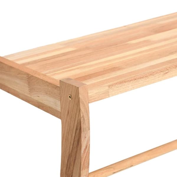 vidaXL Pyyheteline 60x25,5x49 cm täysi pähkinäpuu