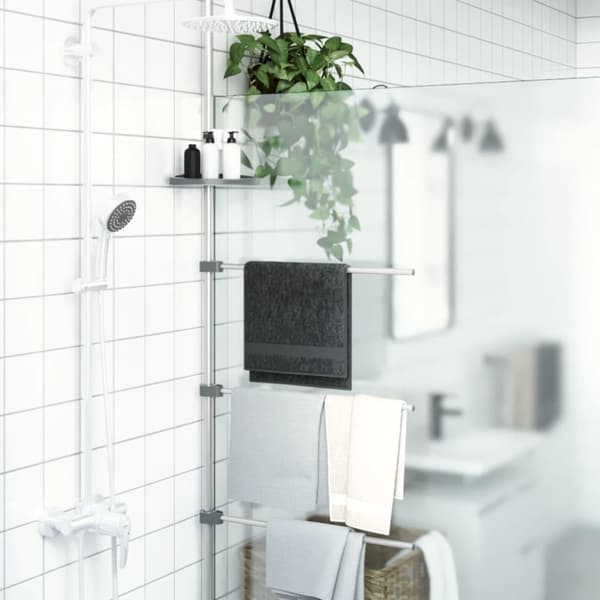 vidaXL Håndklestang 47x280 cm aluminium