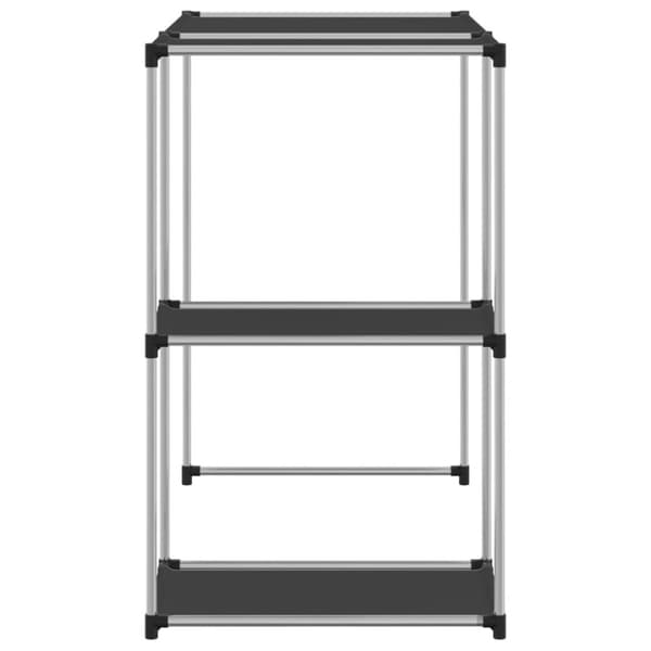 Säilytyshylly pesukoneen ylle musta 87x55x90,5 cm rauta