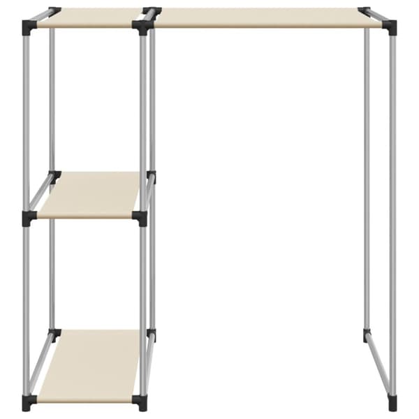 opbevaringsreol over vaskemaskine 87x55x90,5 cm jern creme