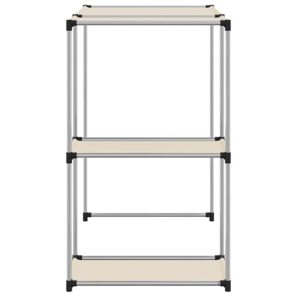 opbevaringsreol over vaskemaskine 87x55x90,5 cm jern creme