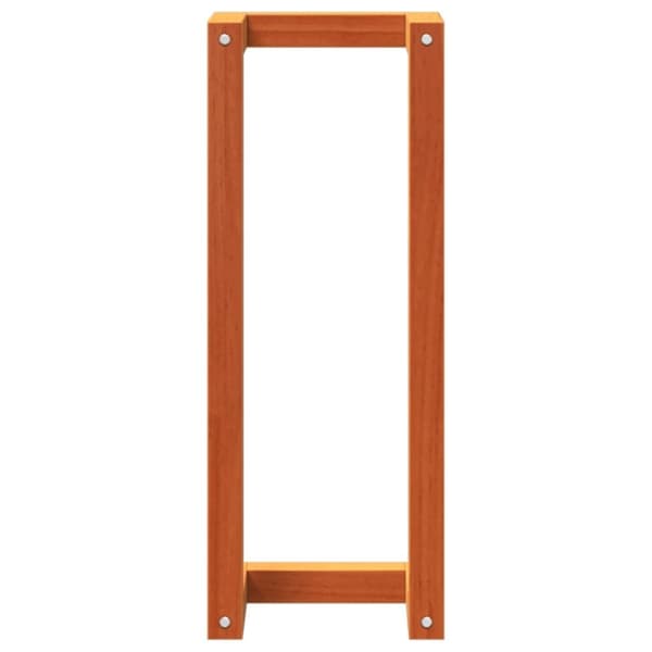 vidaXL håndklædeholder 23x18x60 cm massivt fyrretræ gyldenbrun