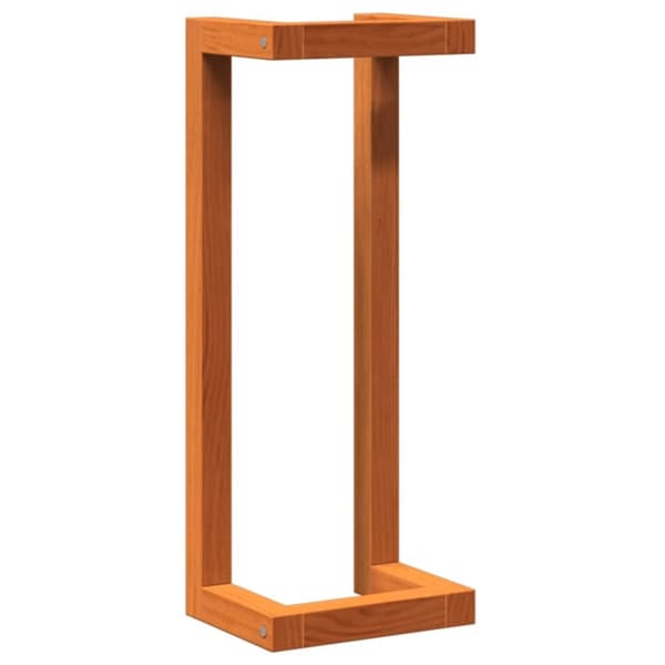 vidaXL håndklædeholder 23x18x60 cm massivt fyrretræ gyldenbrun