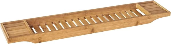 Rootz Bamboo Badkarsställ - Caddy Tray Badrumshylla - Längd 80cm