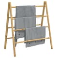 Pikkukuva 3 / 9: vidaXL Kaksinkertaiset pyyhetikkaat 4 pienaa 90x50x100 cm bambu