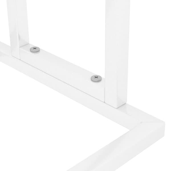 vidaXL Fristående handdukshängare vit 48x24x78,5 cm järn -  Handdukshängare