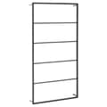 Pikkukuva 3 / 7: vidaXL Pyyheteline musta 60x10x116 cm teräs -  Pyyhetelineet & -koukut