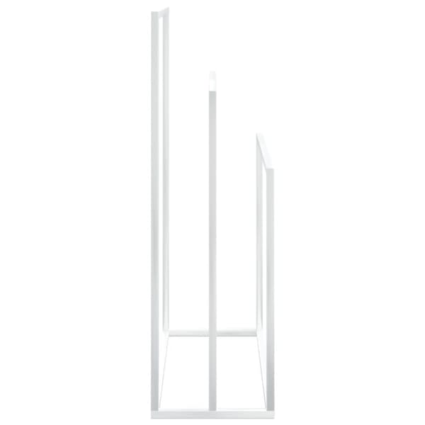 vidaXL Fristående handdukshängare vit 48x24x79 cm järn - Handdukshängare
