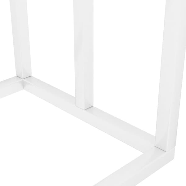 vidaXL Fristående handdukshängare vit 48x24x79 cm järn - Handdukshängare