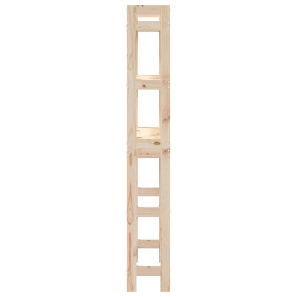 vidaXL toiletstativ 63x26x171 cm massivt fyrretræ -  Håndklædeholdere