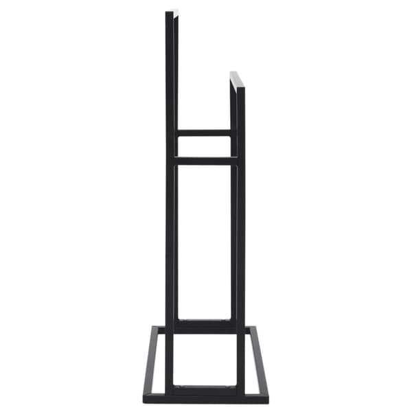 The Living Store fritstående håndklædeholder 48x24x78,5 cm jern sort -  Håndklædeholdere