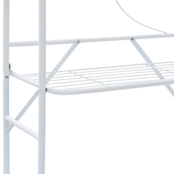 Badeværelsesstativ 60x33x174 cm hvid - Stativ - Stativer - Home & Living