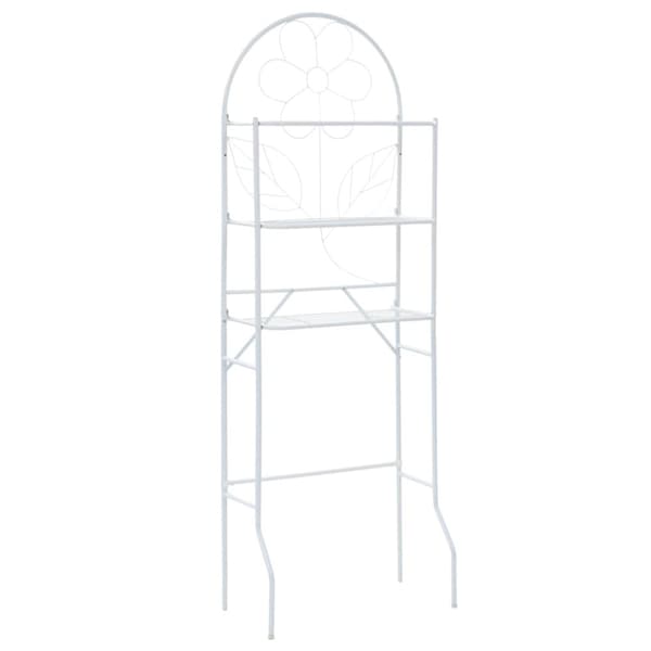 Badeværelsesstativ 60x33x174 cm hvid - Stativ - Stativer - Home & Living