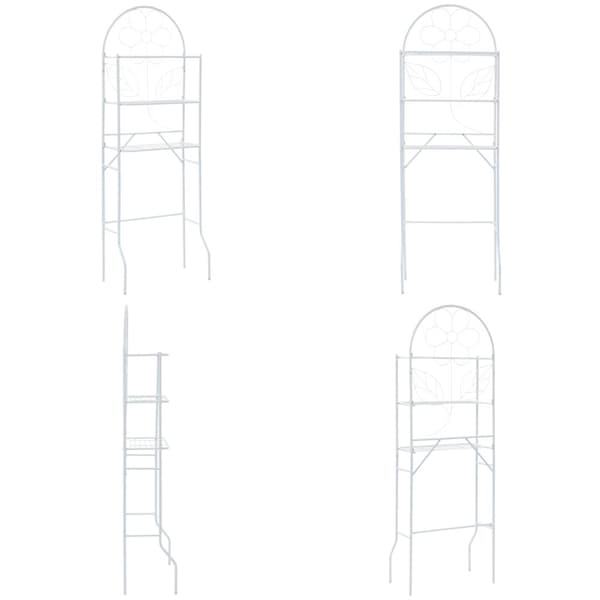Badrumshylla 60x33x174 cm vit - Badrumshylla - Badrumshyllor - Home & Living