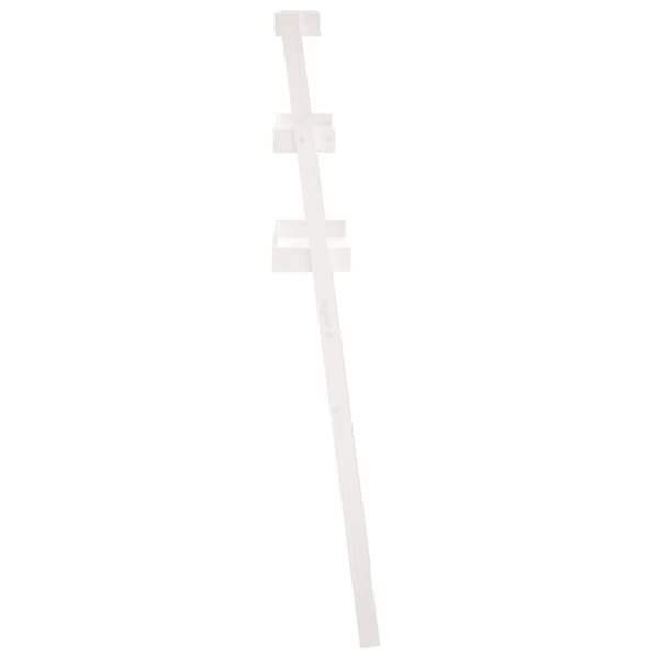 toiletstativ 63,5x32x179 cm massivt fyrretræ hvid