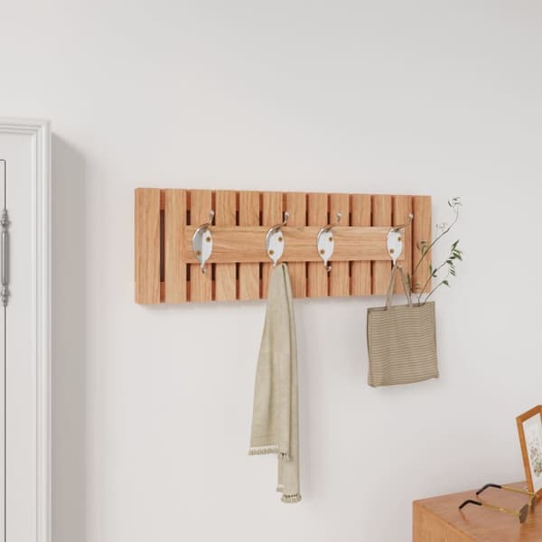 Seinänaulakko 42x8,5x14 cm täysi pähkinäpuu