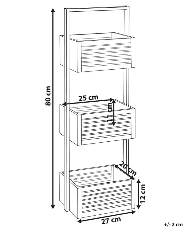 Hylla för Badrum Bambu Ljus Bambu 3 Hyllplan Förvaring Minimalistisk Stil Badrum Toalett